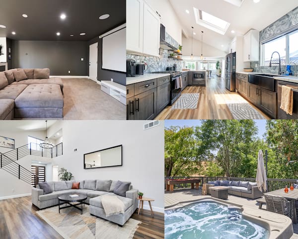 Travelers Dream Lux Home Sky Deck Spa Home Theater