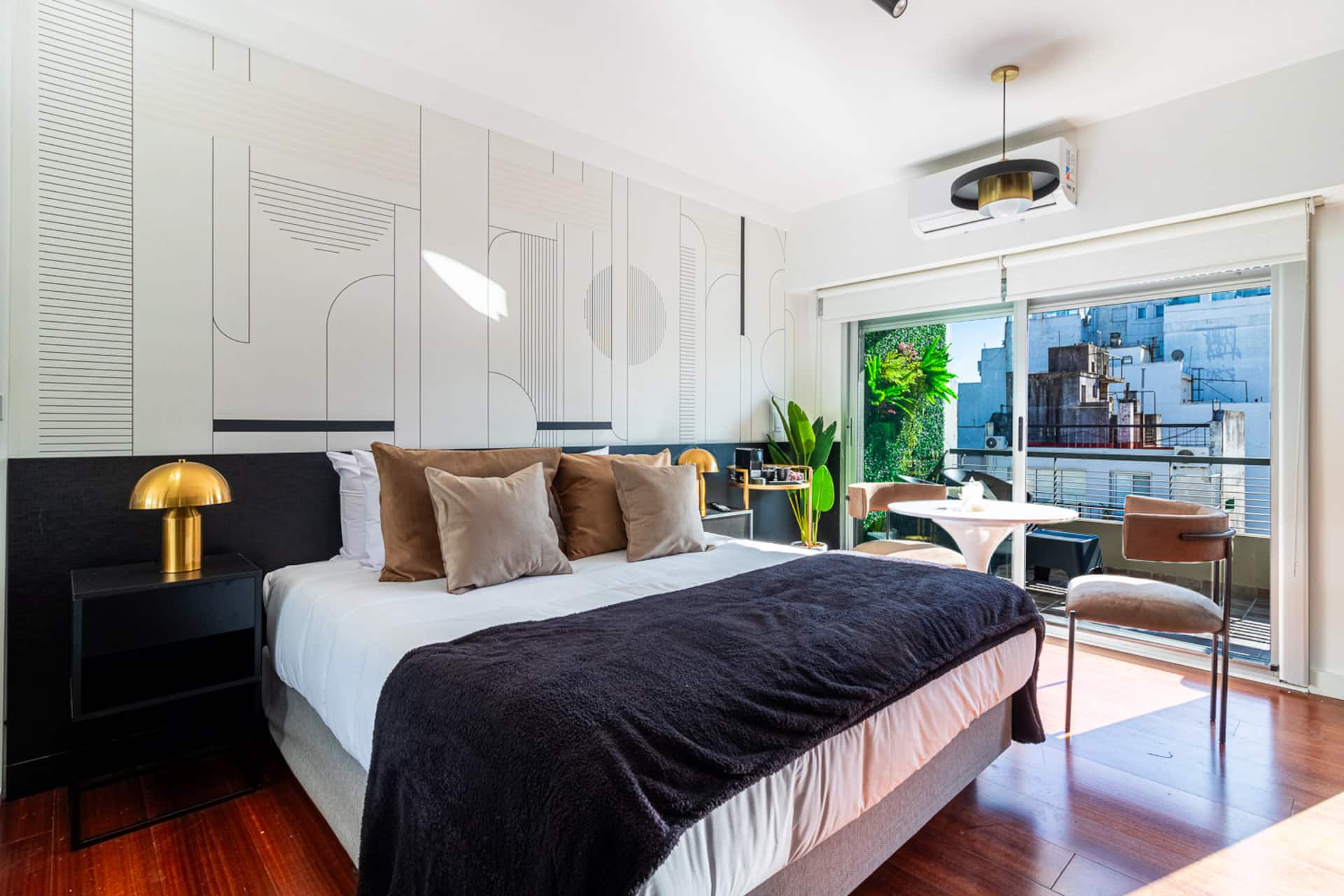 Studio con terraza y parrilla en Palermo