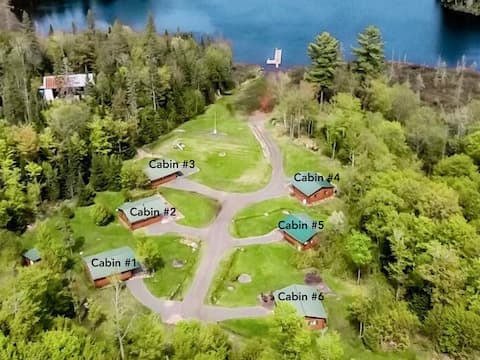 Lakefront - 6 Cabins - 4 Season - Sleeps 41