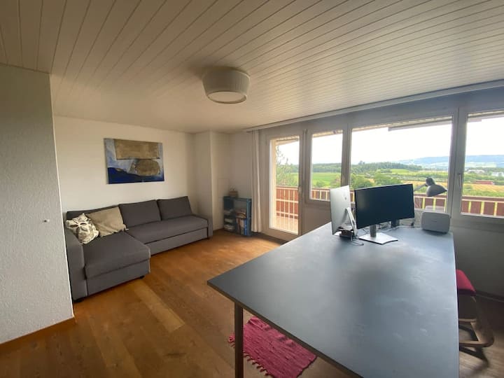 Zyrë e madhe me krevat dopio divan