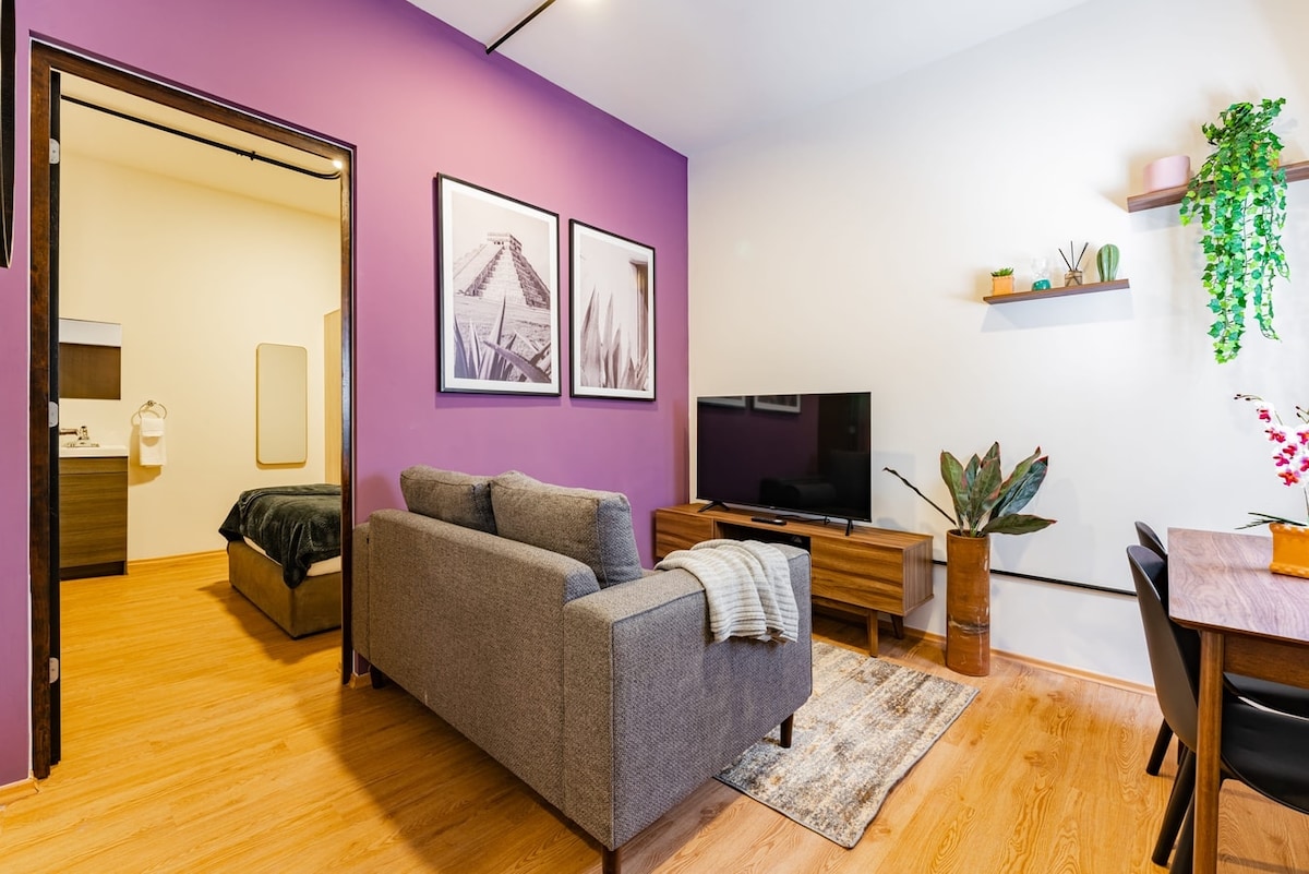 Top performing Airbnb: VH | New Polanco apart w/smart loft + wifi | 362 in Los Manzanos