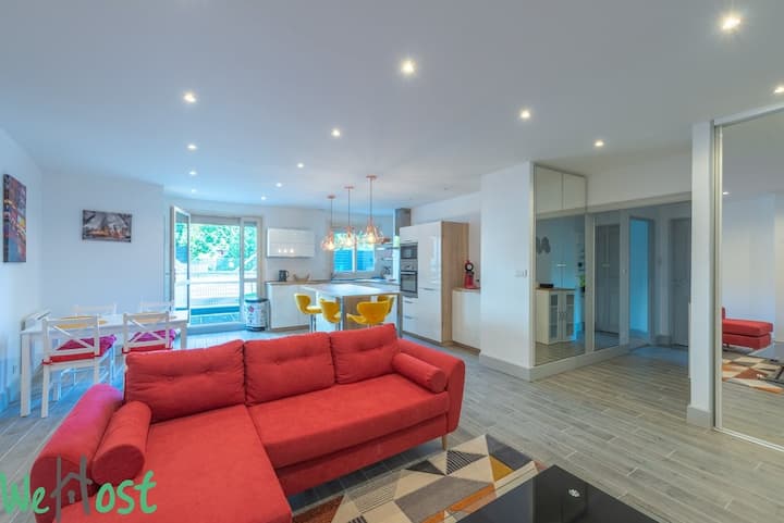 4 Personnes - Terrasse + Parking Privé - Dijon