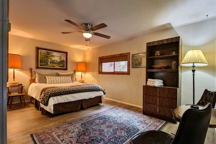 Our second bedroom offers a private retreat from the rest of the house