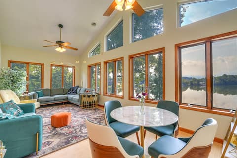 Hot Tub & Dock: Waterfront Bristol Area Retreat