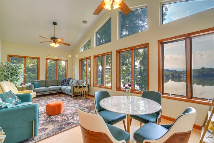 Hot Tub & Dock: Waterfront Bristol Area Retreat