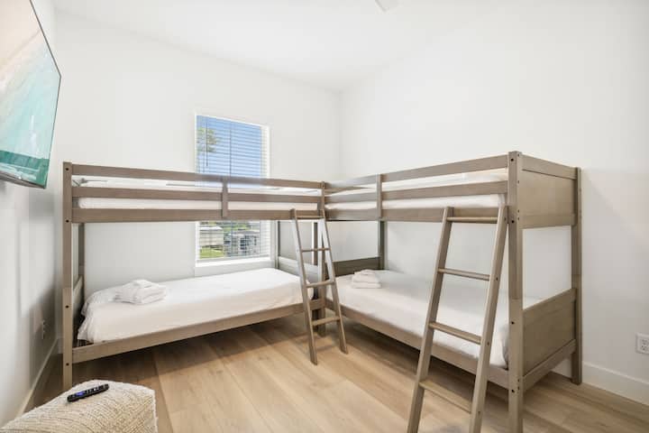 Chumba cha kulala 3-Sleeps 4- 2 pacha juu ya vitanda vya ghorofa