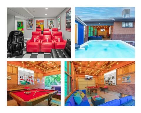 420 HotTub Theater Gameroom Outdoor PoolTable