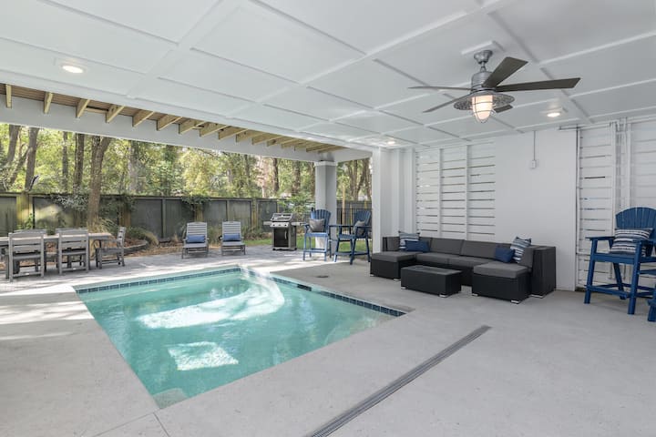 65 Luxury Beach Home W/ Pool, Elevator & Bunk Room - Hilton Head Island, SC