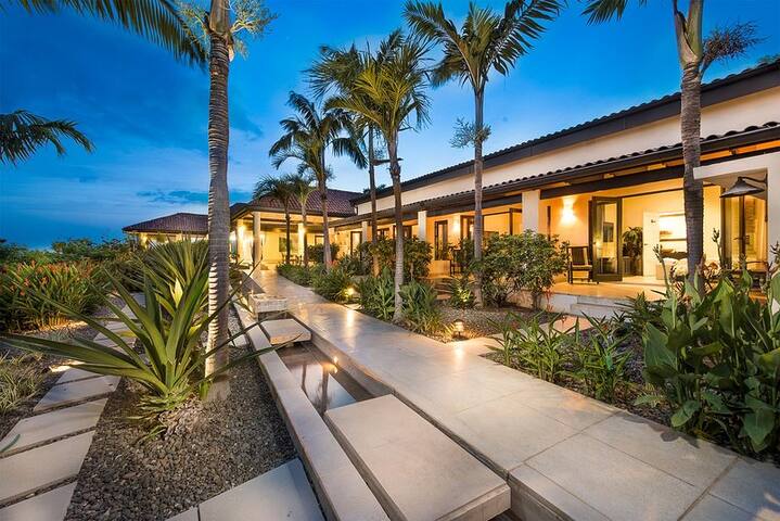 Luxury 9-Suite Villa with Ocean Views & Pool