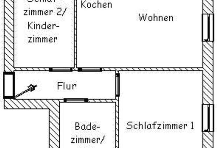 Wohnung 1, Ferienwohnungen Haus Frohsinn - Bensersiel