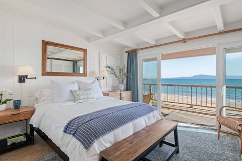Beach Front Escape on Miramar Beach in Montecito