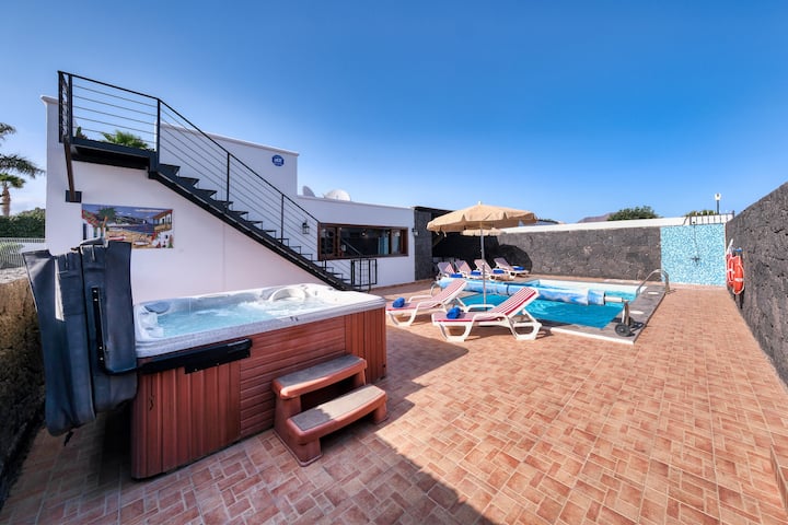 Villa Aurelia - Pool, Jacuzzi, Bbq Et Ping-pong By - Playa Blanca