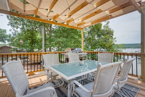 Private Deck & Dock: Lake of the Ozarks Home!