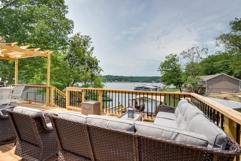 Private Dock + Fire Pit: Lake of the Ozarks Home!
