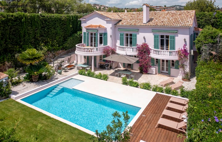 Clr - Superbe Maison Rénovée Avec Piscine à Louer - Cannes