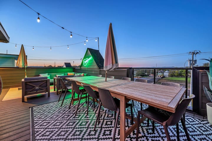 Bachelorette Glam + Rooftop Retreat in The Nations