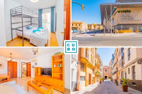 Top Airbnb: Cubo's Cuartelejo Malaga Apartment. en Perchel Sur