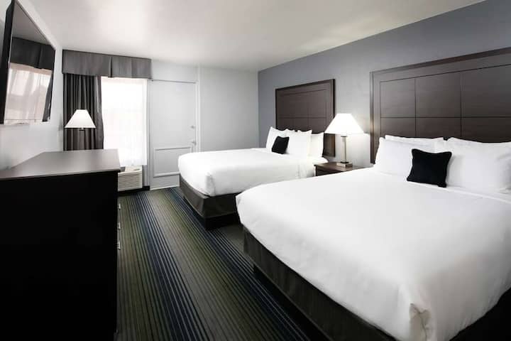 Sink into plush double beds after a day exploring Tucson