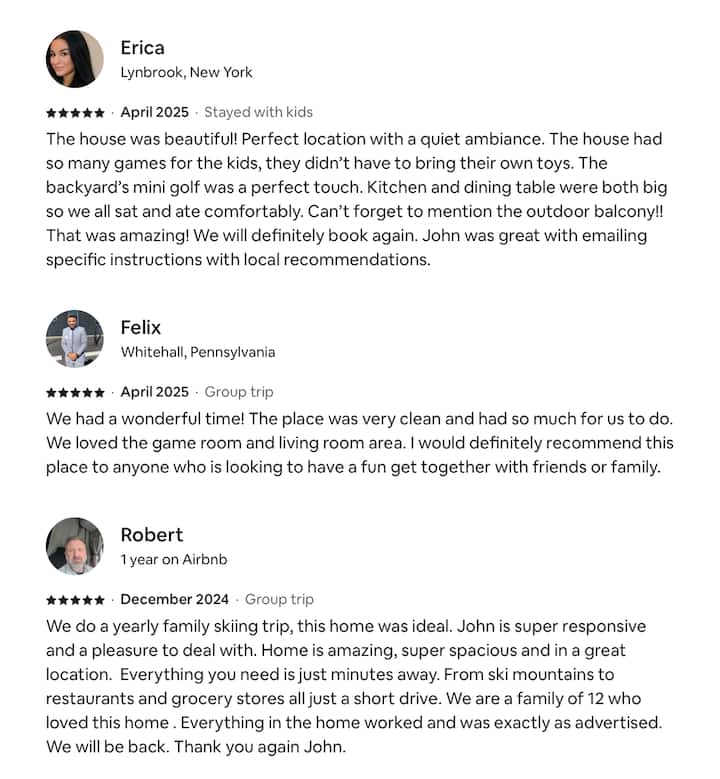 Неколку од нашите многубројни рецензии со 5 ѕвезди!