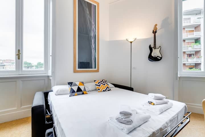 Bmga | Elegant Four-room Apt For 8 Guests In Prati - 羅馬