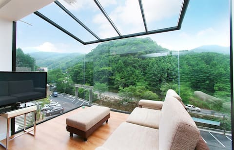 양주에 위치한 계곡 옆 낭만이 있는 숙소의