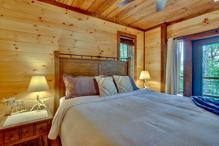 Comfortable, spacious, and thoughtfully prepared for a restful night's sleep located on the bottom floor.