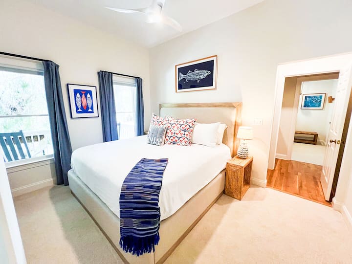 Dhoma e gjumit 3 - King - Smart TV, pa kabllo - Banjë private - Kati i parë