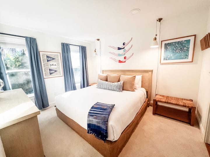 Dhoma e gjumit 2 - King - Smart TV, pa kabllo - Banjë private - Kati i parë