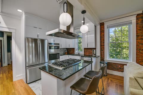 Contemporary Cohoes Retreat w/ Electric Fireplace!