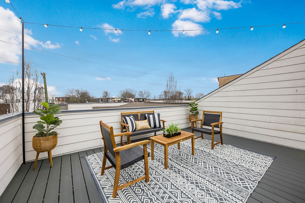 Rooftop Patio 1 Mi To Downtown Sleeps 8 Photo Inspiration