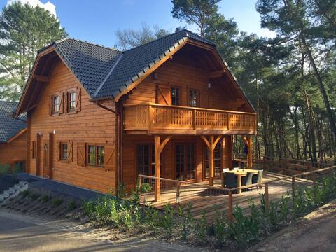 Wooden holiday home near Brunssummerheide
