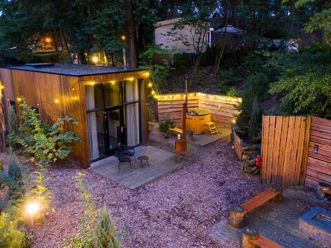 Nice tiny house with pellet stove