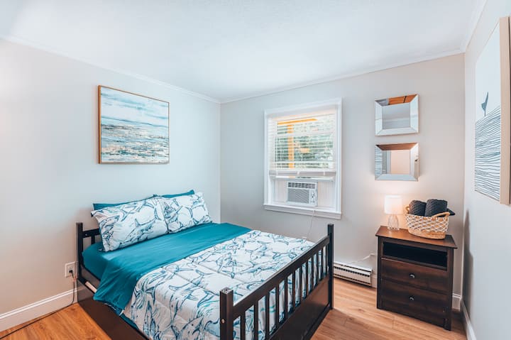 Sink into comfort in our cozy bedroom