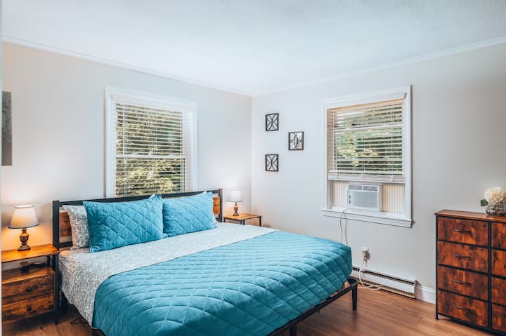 Relax and recharge in our comfortable bed