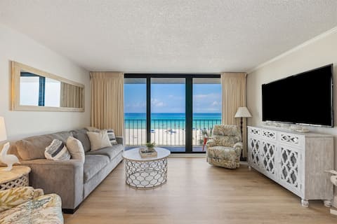 Successful Airbnb property: Edgewater 3rd floor remodeled beachfront condo in Panama City Beach