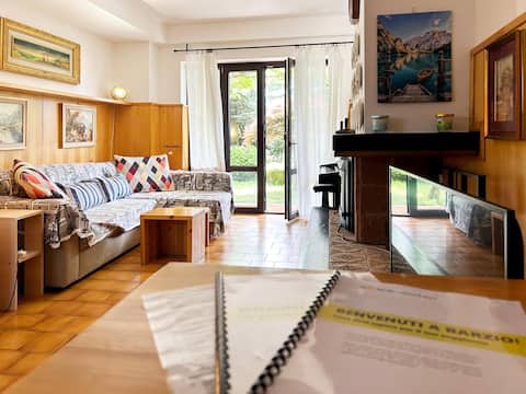 Spacious apartment with private garden