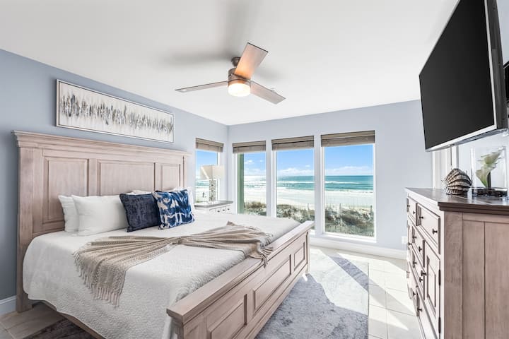 Კინგ ‑ აპარტამენტი | ნაბიჯები პლაჟისკენ | პირდაპირ ყურეში აშენებული | კერძო და პირდაპირი გასასვლელი პლაჟზე