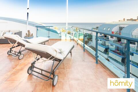 Beachfront Penthouse in Castell Playa CP-3-P3