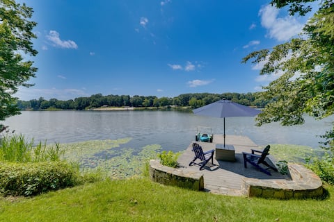 Lakefront Brewster Vacation Rental w/ Private Dock