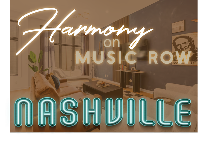“Music Row Harmony” Sleeps 8-Downtown Nashville
