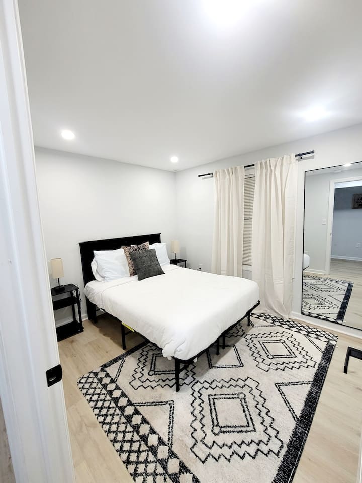 Dormitorio 4 con cama de tamaño completo.