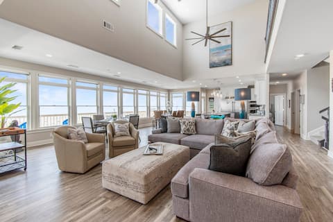 Endless Summer-Gulf Front custom home for 20+.