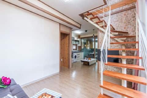 Accommodation room where you can enjoy a barbecue like camping, Bianco_B2F
