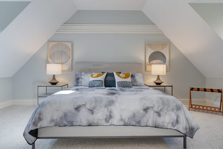 Bedroom 3 features a king bed.