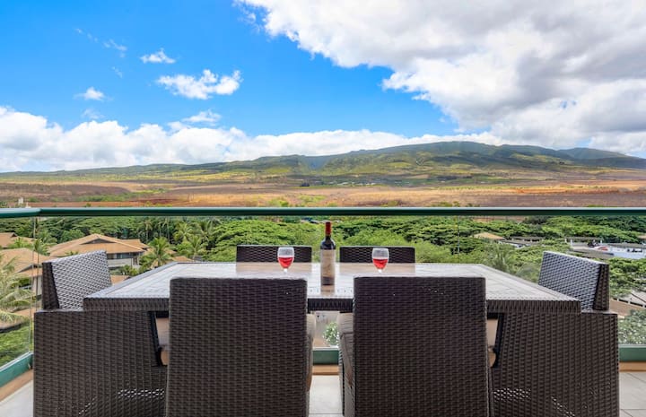 Maui Resort Rentals: Honua Kai Hokulani 730 - Extra Grande 1br W / 7th Floor Mountain Vistas! - Hawái