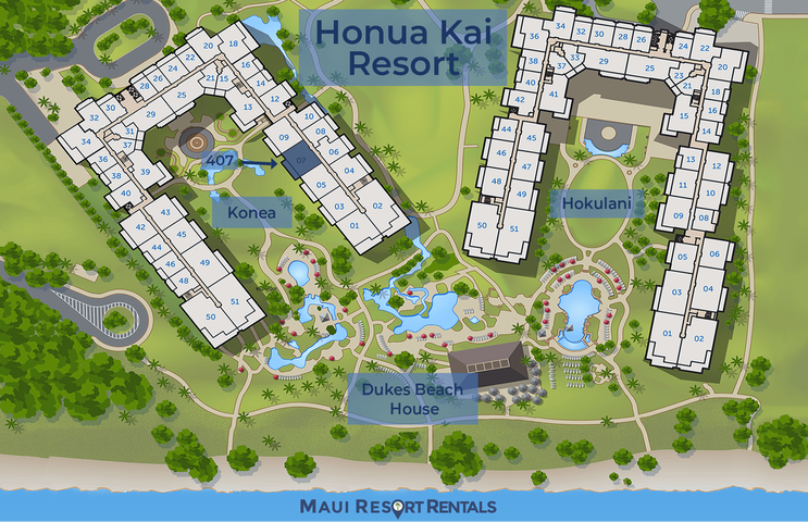 Maui Resort Rentals: Honua Kai Konea 407 gallery image 2