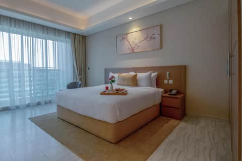 Top performing Airbnb: Deluxe Two Bedroom Apartment Near Al Rigga Metro in Port Saeed