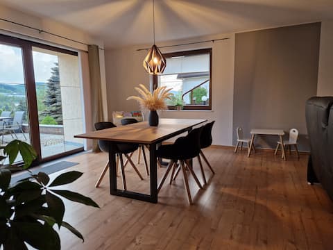 Ferienwohnung Hans im Glück mit Terrasse