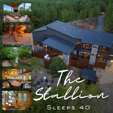 Stallion,Sleeps 40,Creekside,Gameroom,Playset