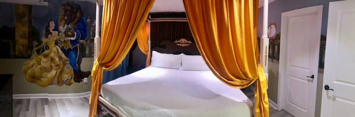 Letto king-size al 2 ° piano